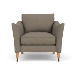 Armchair - Mid Grey - House Linen Mix - Robinson - The Cotswold Company - thumbnail 2