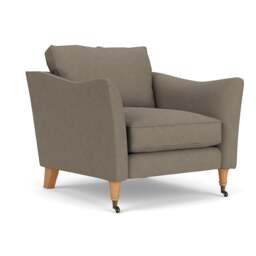 Armchair - Mid Grey - House Linen Mix - Robinson - The Cotswold Company - thumbnail 1