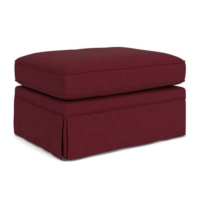 Foot Stool - Rosehip - House Linen Mix - Dawson Small - The Cotswold Company - image 1