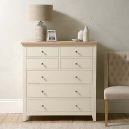 7 Drawer Chest - Chester Classic Cream - The Cotswold Company
