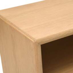Winson Light Oak Wide Bedside Table - The Cotswold Company - thumbnail 4