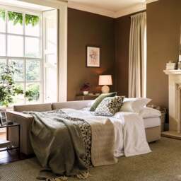 Storage Chaise Sofa Bed 3 Seater Sofa  - Natural - House Linen Mix - Express Delivery Sofas - Baxter  - The Cotswold Company - thumbnail 3