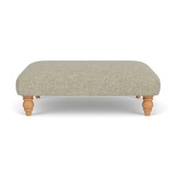 Foot Stool - Lichen - Aquaclean Oxford - Clara - The Cotswold Company - thumbnail 2