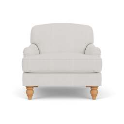 Armchair - Grey - Broadway Stripe - Ashbee - The Cotswold Company - thumbnail 2