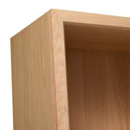 Oakridge Blonde Oak Large Bookcase - The Cotswold Company - thumbnail 5