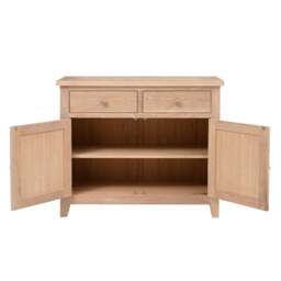 Inglesham Whitewash Oak Small Sideboard - The Cotswold Company - thumbnail 6