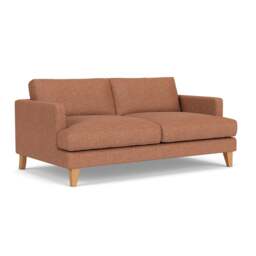 3 Seater Sofa - Brick - Herringbone Weave - Jackson - The Cotswold Company - thumbnail 1