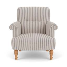 Armchair - Indigo - Kingham Stripe - Harriet - The Cotswold Company - thumbnail 2