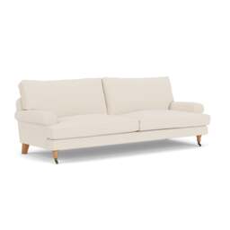4 Seater Sofa - Cream - House Weave - Stewart - The Cotswold Company - thumbnail 1