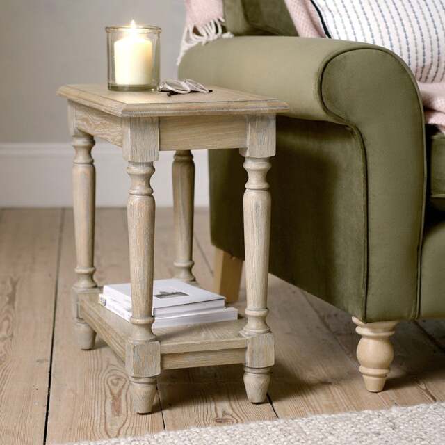 Sofa Table - Camille Limewash Oak - The Cotswold Company - image 1