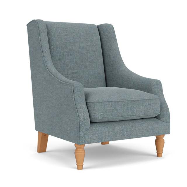 Armchair - Teal marl - Rustic Weave - Annie - The Cotswold Company - image 1