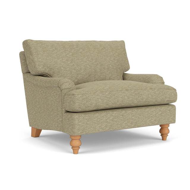 Love Seat - Apple - Herringbone Weave - Morris - The Cotswold Company - image 1