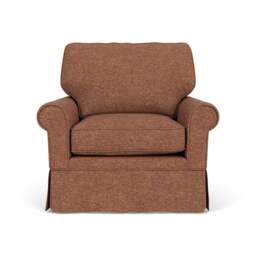 Armchair - Brick Marl - Aquaclean Oxford - Dawson - The Cotswold Company - thumbnail 2