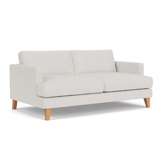 3 Seater Sofa - Grey - Broadway Stripe - Jackson - The Cotswold Company - image 1