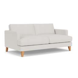 3 Seater Sofa - Grey - Broadway Stripe - Jackson - The Cotswold Company - thumbnail 1