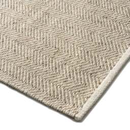 Milton Herringbone Runner Natural 66x200cm - Home Accessories - The Cotswold Company