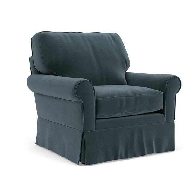 Armchair - Night Sky - Matt Velvet - Dawson - The Cotswold Company - image 1