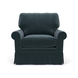 Armchair - Night Sky - Matt Velvet - Dawson - The Cotswold Company - thumbnail 2