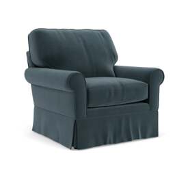 Armchair - Night Sky - Matt Velvet - Dawson - The Cotswold Company - thumbnail 1