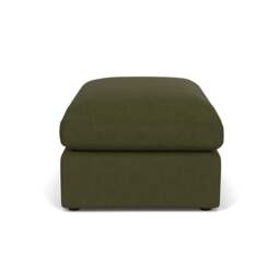 Foot Stool - Forest Green - House Linen Mix - Clarke Large - The Cotswold Company - thumbnail 3