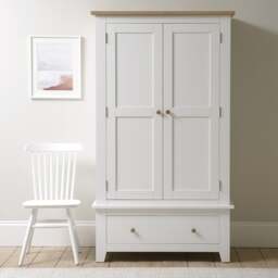 Double Wardrobe - Chester Pure White - The Cotswold Company - thumbnail 3