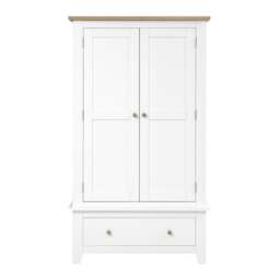 Double Wardrobe - Chester Pure White - The Cotswold Company - thumbnail 6