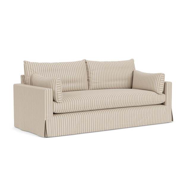4 Seater Sofa - Sage - Kingham Stripe - Ashton - The Cotswold Company - image 1