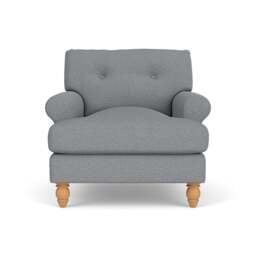 Armchair - Blue Marl - House Weave - Talbot - The Cotswold Company - thumbnail 2