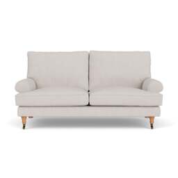 Large 2 Seater Sofa - Soft White - Luxury Italian Linen - Stewart - The Cotswold Company - thumbnail 2