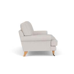 Large 2 Seater Sofa - Soft White - Luxury Italian Linen - Stewart - The Cotswold Company - thumbnail 3