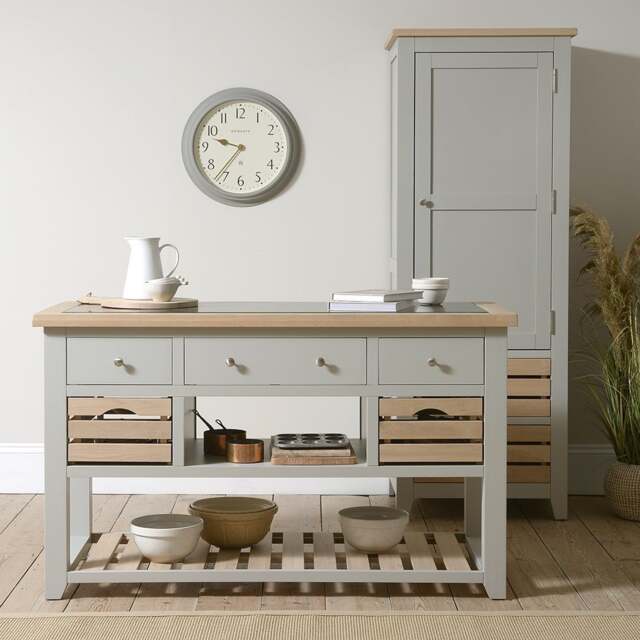 Kitchen Island - Chester Dove Grey - The Cotswold Company - image 1