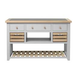 Kitchen Island - Chester Dove Grey - The Cotswold Company - thumbnail 4