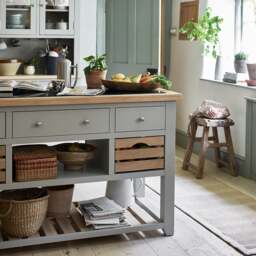 Kitchen Island - Chester Dove Grey - The Cotswold Company - thumbnail 3