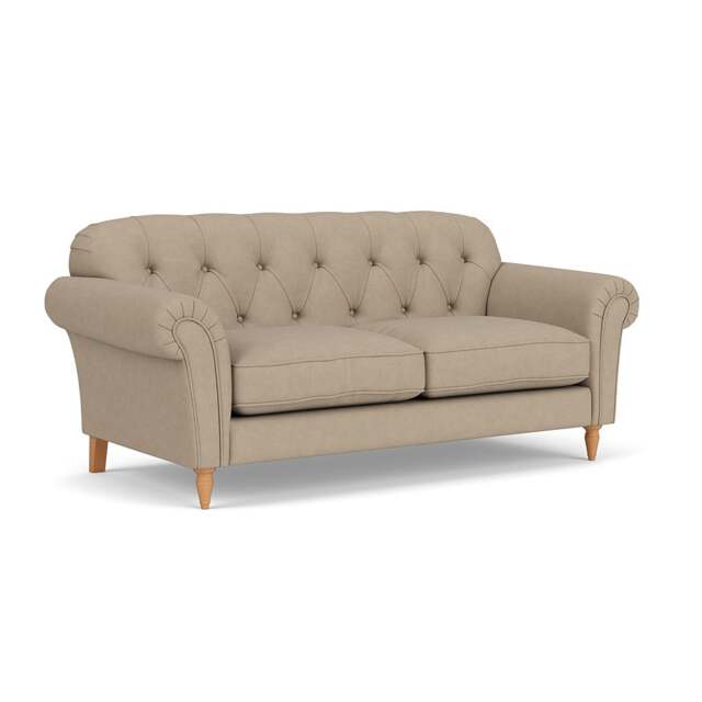 Large 2 Seater Sofa - Natural - House Linen Mix - Chapman - The Cotswold Company - image 1