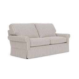 3 Seater Sofa - Indigo - Kingham Stripe - Dawson - The Cotswold Company