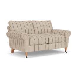 2 Seater Sofa - Charcoal - Compton Stripe - Osbourne - The Cotswold Company