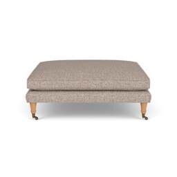 Foot Stool - Natural Mix - Textured Weave - Taylor Small - The Cotswold Company - thumbnail 3