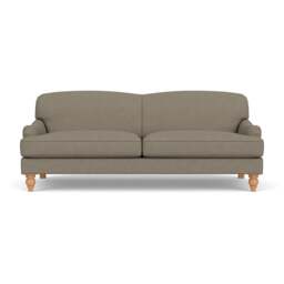 4 Seater Sofa - Mid Grey - House Linen Mix - Ashbee - The Cotswold Company - thumbnail 2