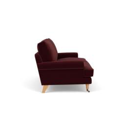 3 Seater Sofa - Dark Rosehip - Matt Velvet - Stewart - The Cotswold Company - thumbnail 3