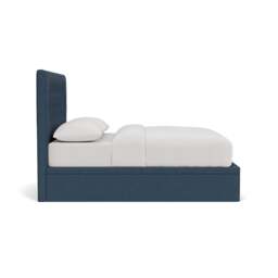 Calvert Super King Ottoman Storage Bed - Indigo - House Linen Mix - The Cotswold Company - thumbnail 3