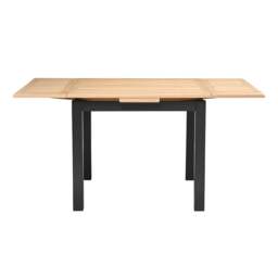 Square Extending Dining Table and 4 Dining Chairs Set - Chester Charcoal - The Cotswold Company - thumbnail 3
