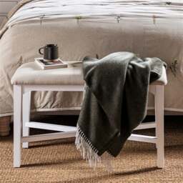 Dressing Table Stool - Fairford Soft White - The Cotswold Company - thumbnail 1