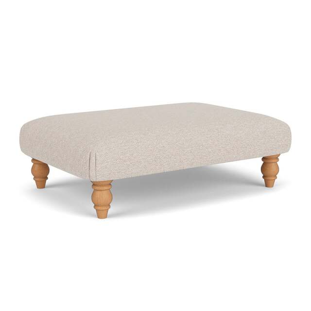 Foot Stool - Natural - House Weave - Clara - The Cotswold Company - image 1