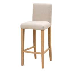 Upholstered Bar Stool Beige - Alder - The Cotswold Company - thumbnail 4