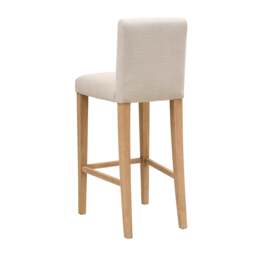 Upholstered Bar Stool Beige - Alder - The Cotswold Company - thumbnail 6