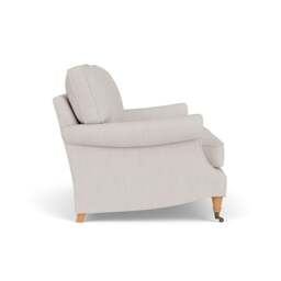 Large 2 Seater Sofa - Soft White - Luxury Italian Linen - Taylor High Back - The Cotswold Company - thumbnail 3
