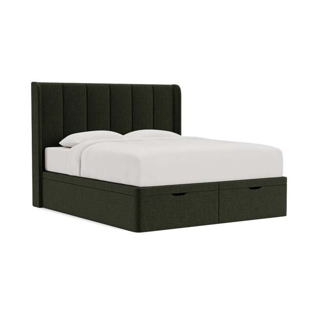 Parker Super King Ottoman Storage Bed - Moss - Eco Chenille - The Cotswold Company - image 1