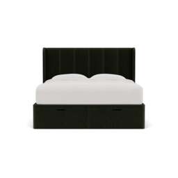 Parker Super King Ottoman Storage Bed - Moss - Eco Chenille - The Cotswold Company - thumbnail 2