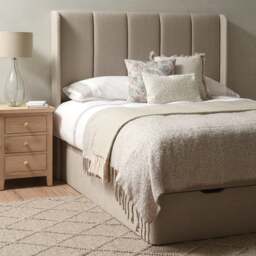 Parker Super King Ottoman Storage Bed - Moss - Eco Chenille - The Cotswold Company - thumbnail 4