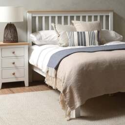 King Size Bed - Chester Pure White - The Cotswold Company - thumbnail 2
